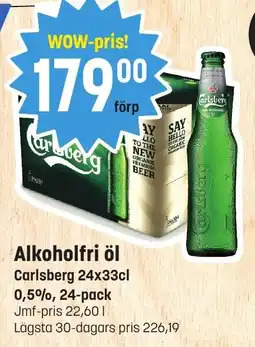 Eurocash Carlsberg alkoholfri öl tilbud