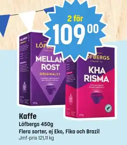 Eurocash Löfbergs kaffe tilbud