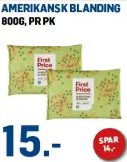 Price Lagerbutikk First Price Amerikansk Blanding tilbud