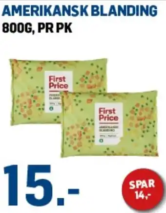 First Price Amerikansk Blanding