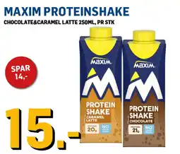 Price Lagerbutikk Maxim proteinskake tilbud