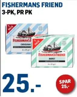 Price Lagerbutikk Fishermans Friend 3-pk tilbud