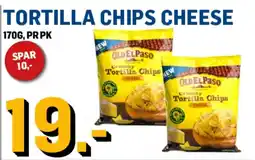 Price Lagerbutikk Old El Paso Tortilla Chips Cheese tilbud