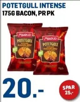 Price Lagerbutikk Maarud potetgull intense bacon tilbud