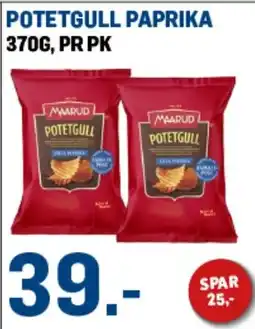 Price Lagerbutikk Maarud potetgull paprika tilbud