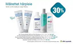 Ditt Apotek Jan Thomas Studio Haircare Pure Shampoo tilbud