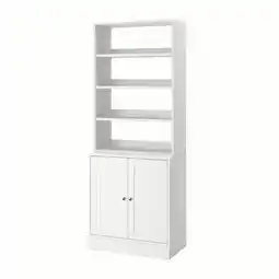 IKEA Havsta Oppbevaringskombinasjon, hvit, 81x47x212 cm tilbud