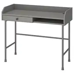 IKEA Hauga Skrivebord, grå, 100x45 cm tilbud