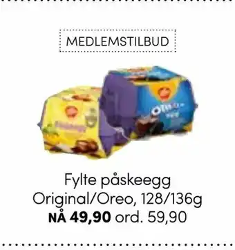 Nille Fylte påskeegg Original/Oreo tilbud