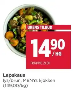 Meny Lapskaus tilbud