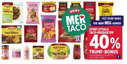 Meny Taco produkter tilbud