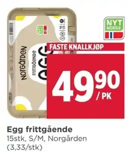 Meny Norgården Egg frittgående tilbud