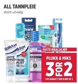 Meny All tannpleie tilbud