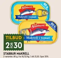 Coop Mega STABBUR MAKRELL tilbud