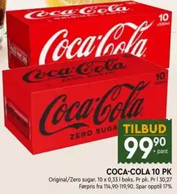 Coop Mega COCA-COLA 10 PK tilbud