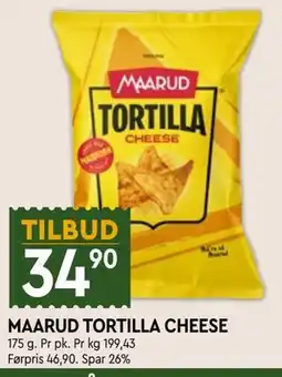 Coop Mega MAARUD TORTILLA CHEESE tilbud