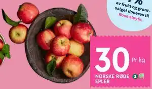 Coop Mega NORSKE RØDE EPLER tilbud
