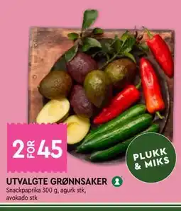 Coop Mega UTVALGTE GRØNNSAKER tilbud