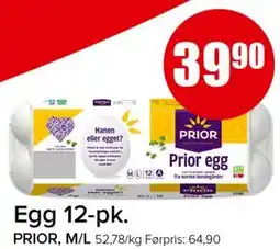 Spar Egg 12-pk tilbud