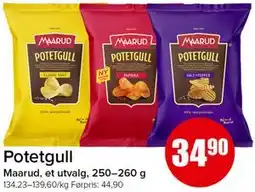 Spar Potetgull tilbud