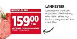 Meny LAMMESTEK tilbud