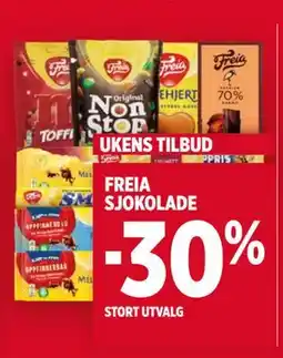 Meny FREIA SJOKOLADE tilbud