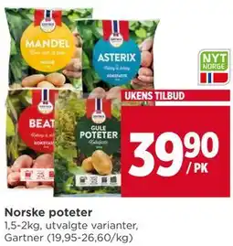 Meny Norske poteter tilbud
