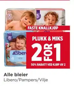 Meny Alle bleier tilbud