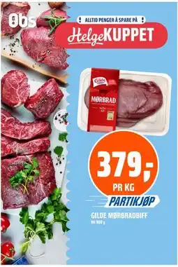 Coop Obs GILDE MØRBRADBIFF tilbud
