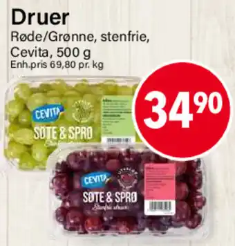 Druer Røde/Grønne