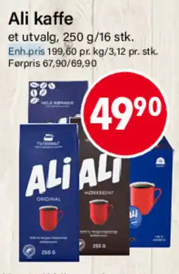 Nærbutikken Ali kaffe tilbud