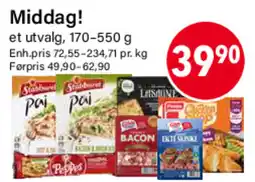 Nærbutikken Middag tilbud