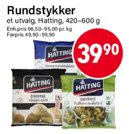 Nærbutikken Hatting rundstykker tilbud