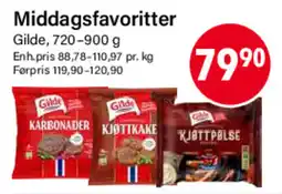 Nærbutikken Gilde Middagsfavoritter tilbud