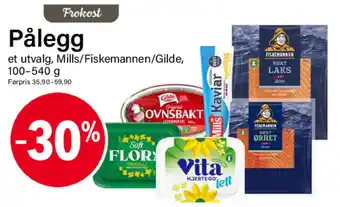 Pålegg et utvalg Mills/Fiskemannen/Gilde