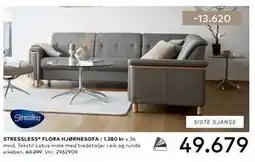 Skeidar STRESSLESS FLORA HJØRNESOFA tilbud