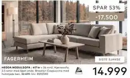 Skeidar HEDDA MODULSOFA tilbud