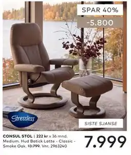 Skeidar CONSUL STOL tilbud