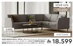 Skeidar EDEN MODULSOFA tilbud