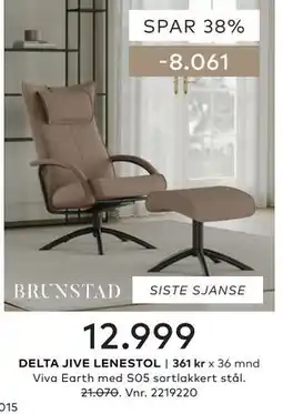 Skeidar DELTA JIVE LENESTOL tilbud