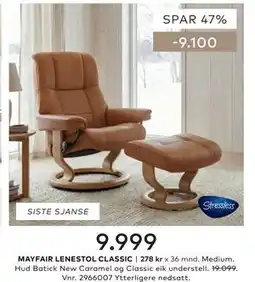 Skeidar MAYFAIR LENESTOL CLASSIC tilbud