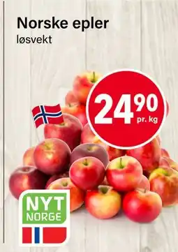 Nærbutikken Norske epler tilbud
