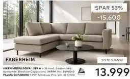 Skeidar VIKEN MODULSOFA tilbud