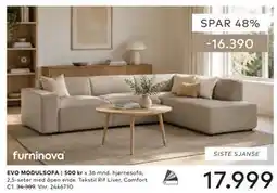 Skeidar EVO MODULSOFA tilbud