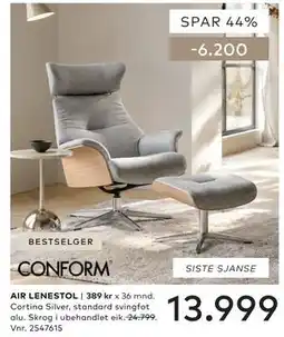 Skeidar AIR LENESTOL tilbud
