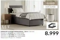 Skeidar PREMIUM 10 OPPBEVARINGSSENG tilbud