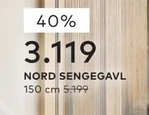 Skeidar NORD SENGEGAVL tilbud
