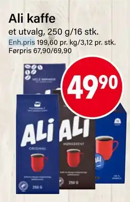 Nærbutikken Ali kaffe tilbud