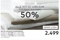 Skeidar XOV 60 JUBILEUM OVERMADRASS tilbud