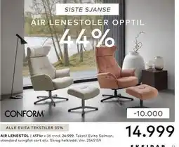 Skeidar AIR LENESTOL tilbud